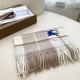 Replica di lusso Sciarpa Cashmere Burberry Equestrian Knight Check 32 x 180 beige Imitazioni Cloni Sciarpa Cashmere Burberry Equestrian Knight Check 32 x 180 beige firmate
