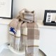 Replica di lusso Sciarpa Cashmere Burberry Equestrian Knight Check 32 x 180 beige Imitazioni Cloni Sciarpa Cashmere Burberry Equestrian Knight Check 32 x 180 beige firmate