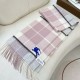 Replica di lusso Alta gamma Sciarpa Cashmere Burberry Equestrian Knight Check 32 x 180 Rosa Imitazioni Cloni Alta gamma replica Sciarpa Cashmere Burberry Equestrian Knight Check 32 x 180 Rosa firmate