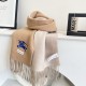 Replica di lusso Sciarpa reversibile cashmere classico Burberry 32 x 180 Marrone/grigio Imitazioni Cloni Sciarpa reversibile cashmere classico Burberry 32 x 180 Marrone/grigio firmate