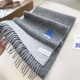 Replica di lusso Sciarpa reversibile cashmere classico Burberry 32 x 180 Grigio Imitazioni Cloni Sciarpa reversibile cashmere classico Burberry 32 x 180 Grigio firmate