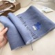 Replica di lusso Sciarpa reversibile cashmere classico Burberry 32 x 180 blu/grigio Imitazioni Cloni Sciarpa reversibile cashmere classico Burberry 32 x 180 blu/grigio firmate