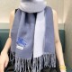Replica di lusso Sciarpa reversibile cashmere classico Burberry 32 x 180 blu/grigio Imitazioni Cloni Sciarpa reversibile cashmere classico Burberry 32 x 180 blu/grigio firmate