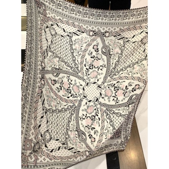 Replica di lusso sciarpe reversibile Louis Vuitton velluto multicolore monogramma LV™ 140 Rosa Imitazioni Cloni sciarpe reversibile Louis Vuitton velluto multicolore monogramma LV™ 140 Rosa firmate