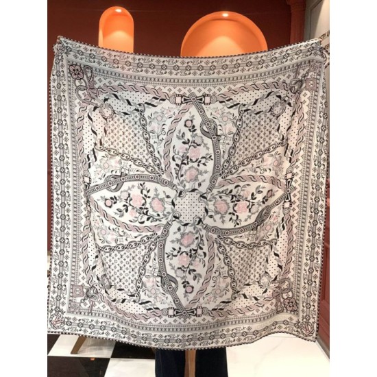 Replica di lusso sciarpe reversibile Louis Vuitton velluto multicolore monogramma LV™ 140 Rosa Imitazioni Cloni sciarpe reversibile Louis Vuitton velluto multicolore monogramma LV™ 140 Rosa firmate