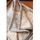 Cloni Coperta cashmere a quadri Loewe Anagram Beige 135 x 170 firmate
