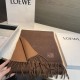 Replica di lusso Sciarpa reversibile cashmere Loewe 30 x 180 Marrone Imitazioni Cloni Sciarpa reversibile cashmere Loewe 30 x 180 Marrone firmate