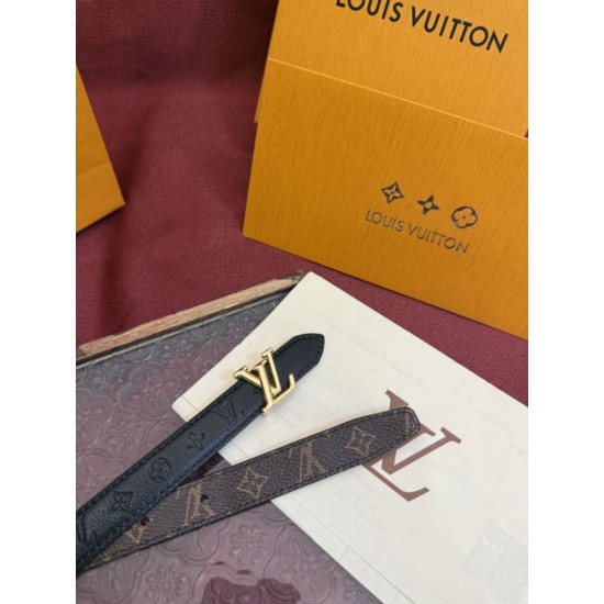 Replica di lusso Qualità da grande Cintura Reversibile Louis Vuitton Flowergram 20mm con fibbia Louis Vuitton oro Nero Imitazioni Cloni Qualità da grande replica Cintura Reversibile Louis Vuitton Flowergram 20mm con fibbia Louis Vuitton oro Nero firmate