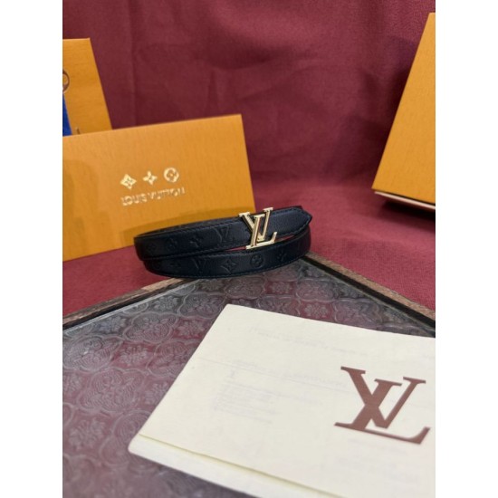 Replica di lusso Qualità da grande Cintura Reversibile Louis Vuitton Flowergram 20mm con fibbia Louis Vuitton oro Nero Imitazioni Cloni Qualità da grande replica Cintura Reversibile Louis Vuitton Flowergram 20mm con fibbia Louis Vuitton oro Nero firmate