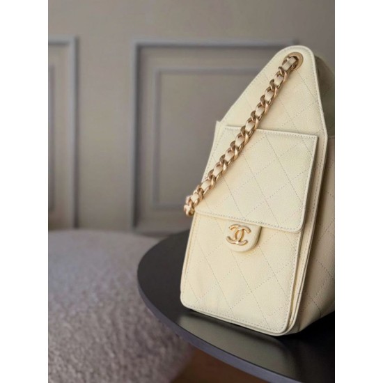 Replica di lusso Borse a mano Chanel 25 piccola Hobo AS5293 Giallo Imitazioni Cloni Borse a mano Chanel 25 piccola Hobo AS5293 Giallo firmate