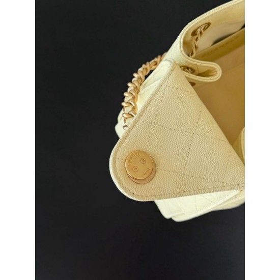 Replica di lusso Borse a mano Chanel 25 piccola Hobo AS5293 Giallo Imitazioni Cloni Borse a mano Chanel 25 piccola Hobo AS5293 Giallo firmate
