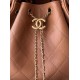 Replica di lusso Borse a mano Chanel 25 piccola Hobo AS5293 Marrone Imitazioni Cloni Borse a mano Chanel 25 piccola Hobo AS5293 Marrone firmate