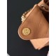 Replica di lusso Borse a mano Chanel 25 piccola Hobo AS5293 Marrone Imitazioni Cloni Borse a mano Chanel 25 piccola Hobo AS5293 Marrone firmate