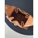 Replica di lusso Borse a mano Chanel 25 piccola Hobo AS5293 Marrone Imitazioni Cloni Borse a mano Chanel 25 piccola Hobo AS5293 Marrone firmate