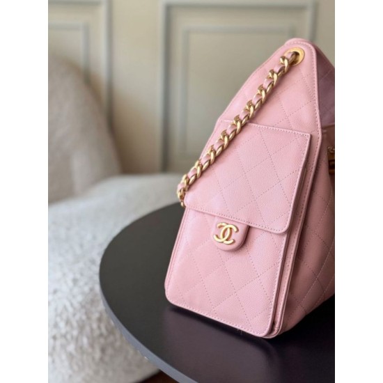 Cloni Borse a mano Chanel 25 piccola Hobo AS5293 Rosa firmate