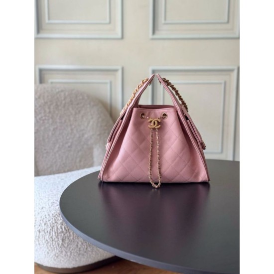 Cloni Borse a mano Chanel 25 piccola Hobo AS5293 Rosa firmate