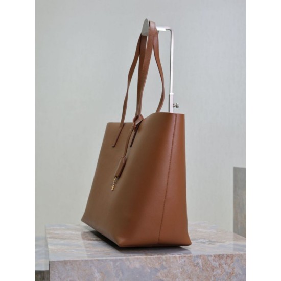 Replica di lusso Borse Tote shopping YSL Saint Laurent East/West Caramello Imitazioni Cloni Borse Tote shopping YSL Saint Laurent East/West Caramello firmate