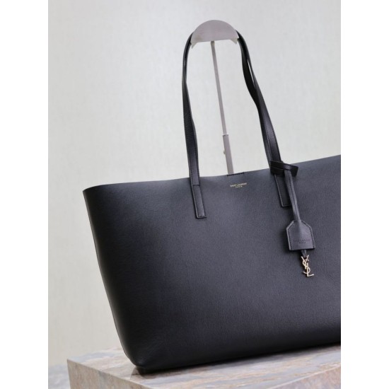 Cloni Borse Tote shopping YSL Saint Laurent East/West Nero firmate
