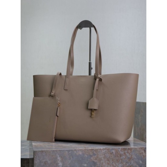 Replica di lusso Borse Tote shopping YSL Saint Laurent East/West albicocca Imitazioni Cloni Borse Tote shopping YSL Saint Laurent East/West albicocca firmate