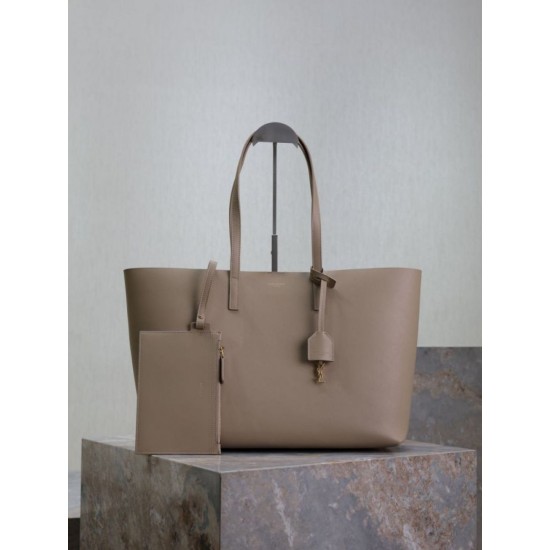 Replica di lusso Borse Tote shopping YSL Saint Laurent East/West albicocca Imitazioni Cloni Borse Tote shopping YSL Saint Laurent East/West albicocca firmate