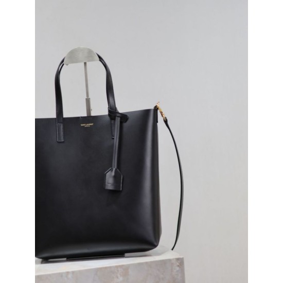 Replica di lusso Borsa shopping Tote YSL Saint Laurent Toy North/South verticale Nero Imitazioni Replica Perfetta Borsa shopping Tote YSL Saint Laurent Toy North/South verticale Nero firmate