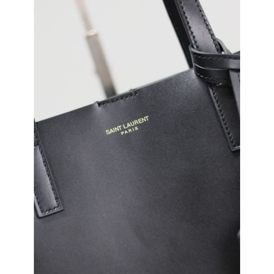 Replica di lusso Borsa shopping Tote YSL Saint Laurent Toy North/South verticale Nero Imitazioni Replica Perfetta Borsa shopping Tote YSL Saint Laurent Toy North/South verticale Nero firmate