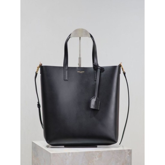 Replica di lusso Borsa shopping Tote YSL Saint Laurent Toy North/South verticale Nero Imitazioni Replica Perfetta Borsa shopping Tote YSL Saint Laurent Toy North/South verticale Nero firmate
