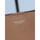 Cloni Borsa Replica shopping Tote YSL Saint Laurent Toy North/South verticale Marrone firmate