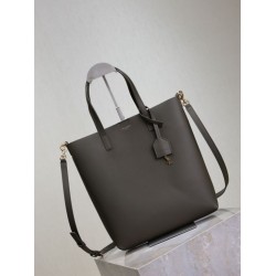 Borse shopping Tote YSL Saint Laurent Toy North/South verticale Verde scuro