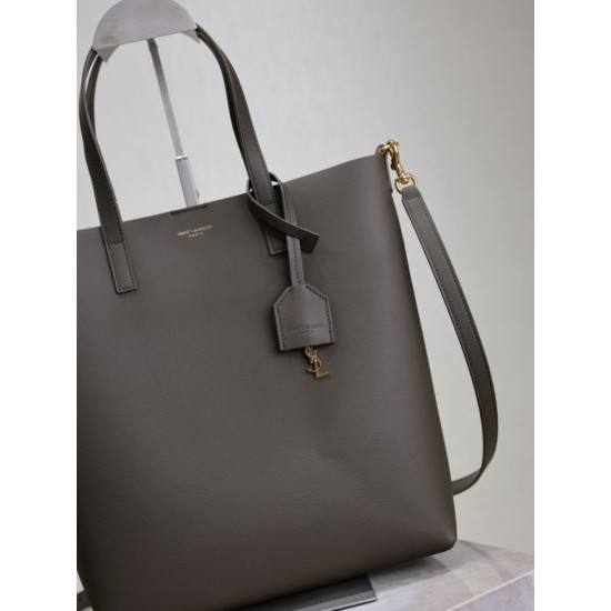 Replica di lusso Borse shopping Tote YSL Saint Laurent Toy North/South verticale Verde scuro Imitazioni Cloni Borse Replica shopping Tote YSL Saint Laurent Toy North/South verticale Verde scuro firmate