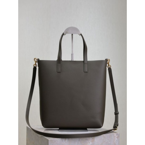 Replica di lusso Borse shopping Tote YSL Saint Laurent Toy North/South verticale Verde scuro Imitazioni Cloni Borse Replica shopping Tote YSL Saint Laurent Toy North/South verticale Verde scuro firmate