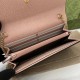 Replica di lusso Portafoglio Gucci GG Marmont bicolore con catena 546585 marrone/Rosa Imitazioni Cloni Portafoglio Gucci GG Marmont bicolore con catena 546585 marrone/Rosa firmate