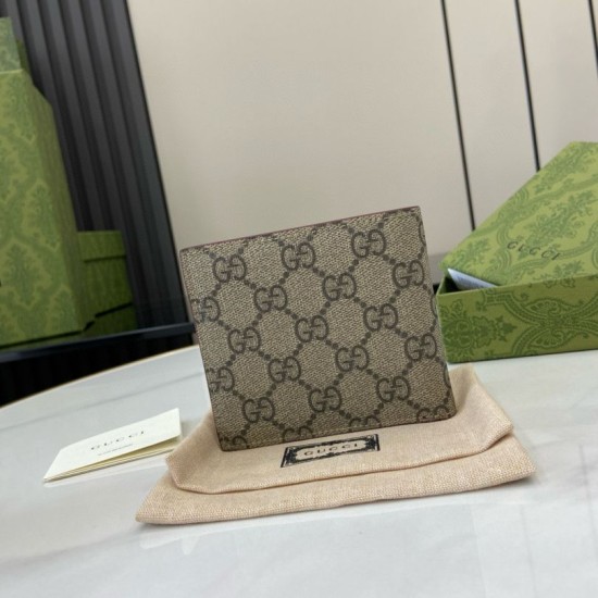 Replica di lusso Pari di alta qualità Portafoglio bi-fold Gucci Ophidia 768243 Marrone Imitazioni Cloni Pari replica di alta qualità Portafoglio bi-fold Gucci Ophidia 768243 Marrone firmate