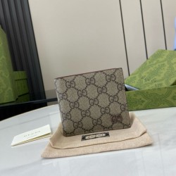 Cloni Pari replica di alta qualit&agrave; Portafoglio bi-fold Gucci Ophidia 768243 Marrone firmate