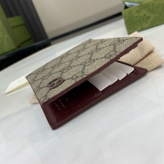 Replica di lusso Pari di alta qualità Portafoglio bi-fold Gucci Ophidia 768243 Marrone Imitazioni Cloni Pari replica di alta qualità Portafoglio bi-fold Gucci Ophidia 768243 Marrone firmate
