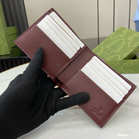 Replica di lusso Pari di alta qualità Portafoglio bi-fold Gucci Ophidia 768243 Marrone Imitazioni Cloni Pari replica di alta qualità Portafoglio bi-fold Gucci Ophidia 768243 Marrone firmate