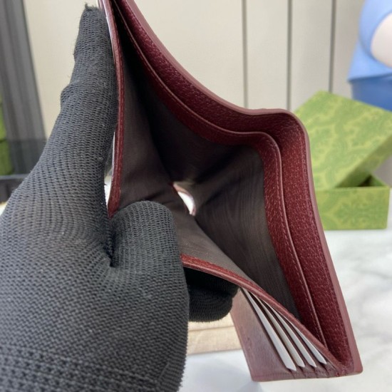 Replica di lusso Pari di alta qualità Portafoglio bi-fold Gucci Ophidia 768243 Marrone Imitazioni Cloni Pari replica di alta qualità Portafoglio bi-fold Gucci Ophidia 768243 Marrone firmate