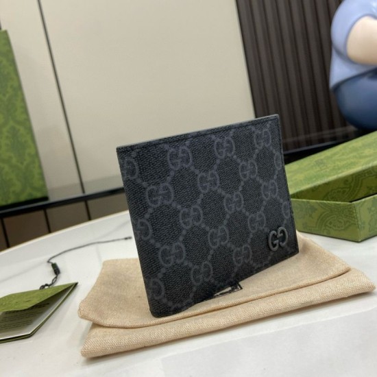 Replica di lusso Borse Portafoglio bi-fold Gucci Ophidia 768243 Nero Imitazioni Replica Borse Portafoglio bi-fold Gucci Ophidia 768243 Nero firmate