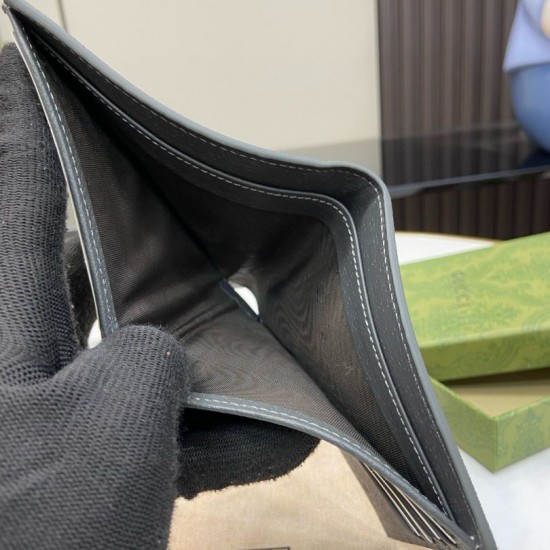 Replica di lusso Borse Portafoglio bi-fold Gucci Ophidia 768243 Nero Imitazioni Replica Borse Portafoglio bi-fold Gucci Ophidia 768243 Nero firmate