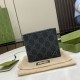 Replica di lusso Borse Portafoglio bi-fold Gucci Ophidia 768243 Nero Imitazioni Replica Borse Portafoglio bi-fold Gucci Ophidia 768243 Nero firmate