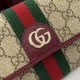 Cloni Dettagli perfetti Portafoglio continentale Gucci Ophidia 838485 Borgogna firmate