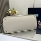 Replica di lusso Borse tote Prada Jardinière extra large in tela di cotone Beige Imitazioni Cloni Borse tote Prada Jardinière extra large in tela di cotone Beige firmate