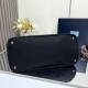 Replica di lusso Borse tote Prada Jardinière extra large in tela di cotone Nero Imitazioni Cloni Borse tote Prada Jardinière extra large in tela di cotone Nero firmate