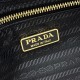 Replica di lusso Borsa a tracolla Prada Re-Nylon Demi-Lune 1BH222 nera Imitazioni Replica Perfetta Borsa a tracolla Prada Re-Nylon Demi-Lune 1BH222 nera firmate