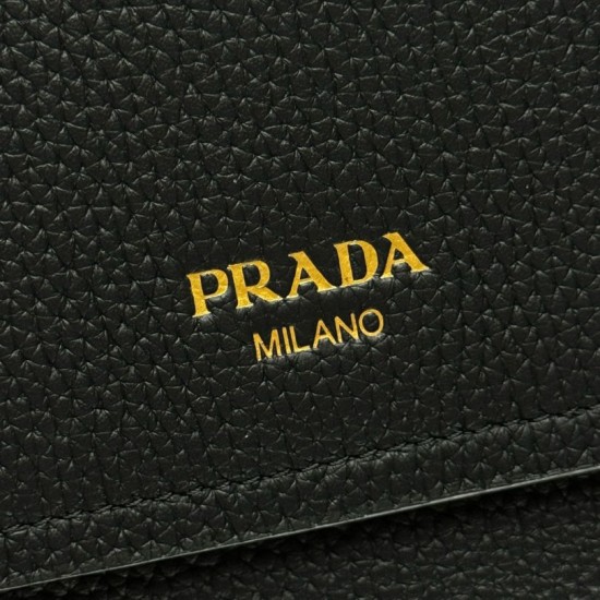 Replica di lusso Borsa a tracolla Prada messenger 2VD069 Nero Imitazioni Cloni Borsa a tracolla Prada messenger 2VD069 Nero firmate