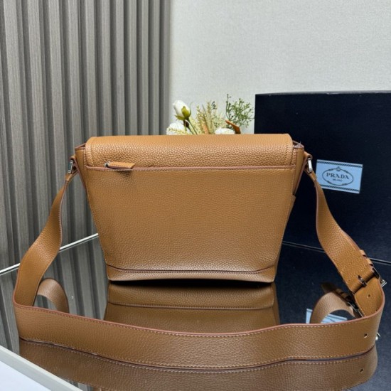 Replica di lusso Borse Alta Qualità a tracolla Prada messenger 2VD069 marrone Imitazioni Cloni Borse Replica Alta Qualità a tracolla Prada messenger 2VD069 marrone firmate