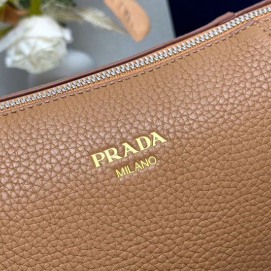 Replica di lusso Borse fedele Prada messenger 2VH178 Marrone Imitazioni Cloni Borse Replica fedele Prada messenger 2VH178 Marrone firmate