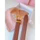 Cloni Cintura con fibbia color oro Miu Miu 35mm marrone firmate