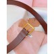 Cloni Cintura con fibbia color oro Miu Miu 35mm marrone firmate