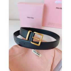 Pari Cintura con fibbia color oro Miu Miu 35mm Nero Pari Cintura con fibbia color oro Miu Miu 35mm Nero